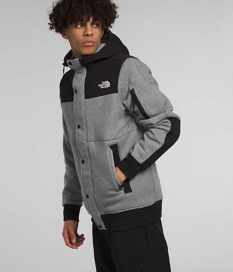 Vestes Polaires The North Face Highrail Homme Grise Noir | FR YSOJG