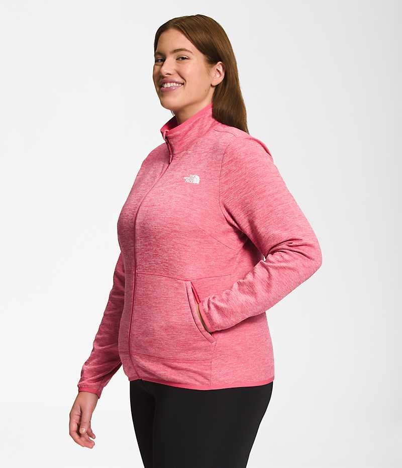 Vestes Polaires The North Face Plus Canyonlands Full-Zip Femme Rose | FRANCE PMQXC