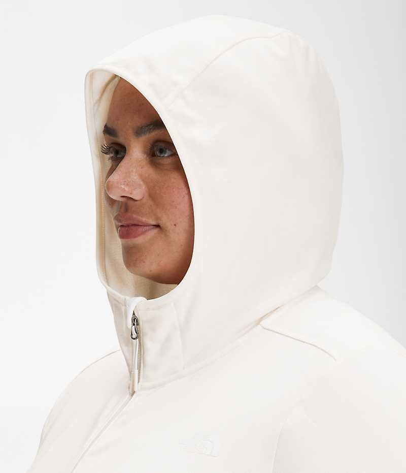 Vestes Polaires The North Face Plus Canyonlands Hoodie Femme Blanche | FR MXCJI