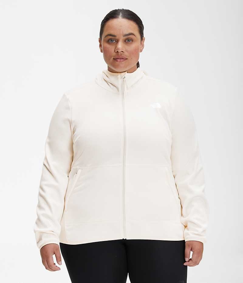 Vestes Polaires The North Face Plus Canyonlands Hoodie Femme Blanche | FR MXCJI