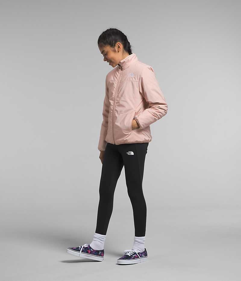 Vestes Polaires The North Face Reversible Mossbud Fille Rose | FRANCE ZBEHQ