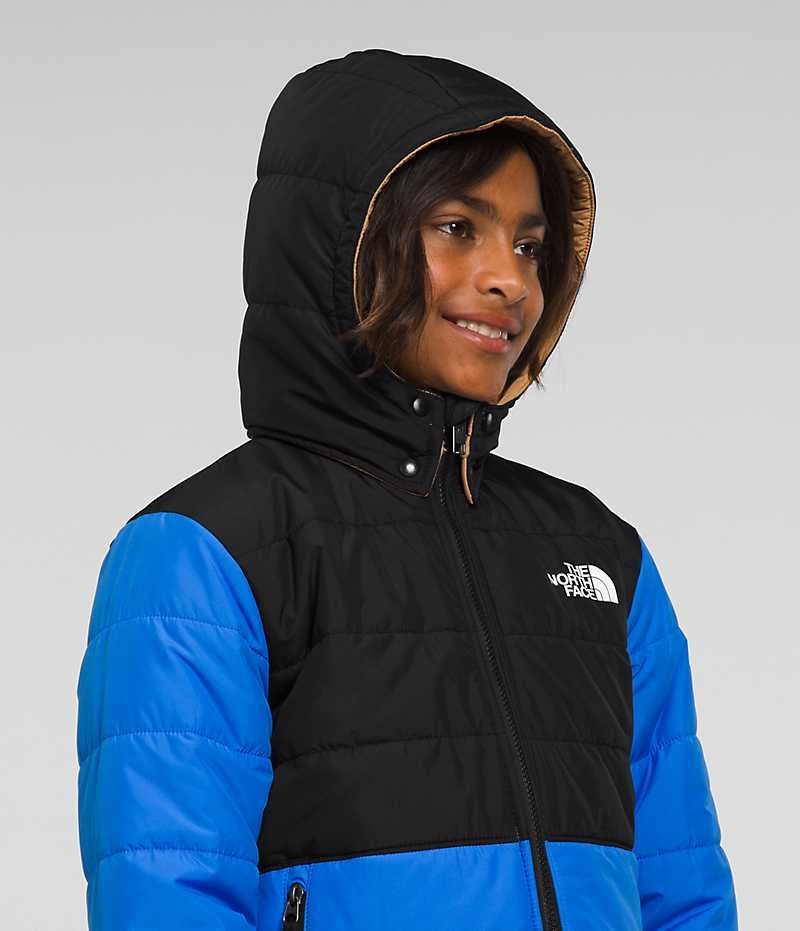 Vestes Polaires The North Face Reversible Mt Chimbo Full-Zip Encapuchonné Garcon Bleu | PARIS TSLRV