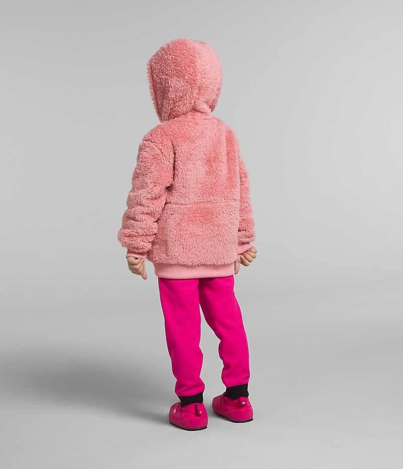 Vestes Polaires The North Face Suave Oso Full-Zip Hoodie Fille Rose | PARIS XKYTR