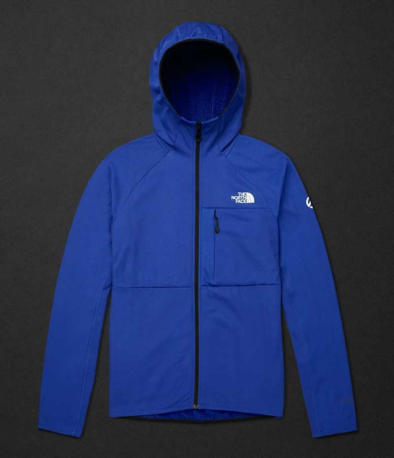 Vestes Polaires The North Face Summit Series FUTUREFLEECE™ Full-Zip Hoodie Homme Bleu | PARIS KPBDO