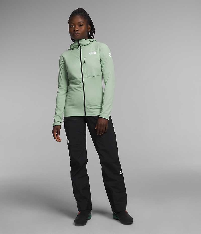 Vestes Polaires The North Face Summit Series FUTUREFLEECE™ Full-Zip Hoodie Femme Menthe | FRANCE QTCIB