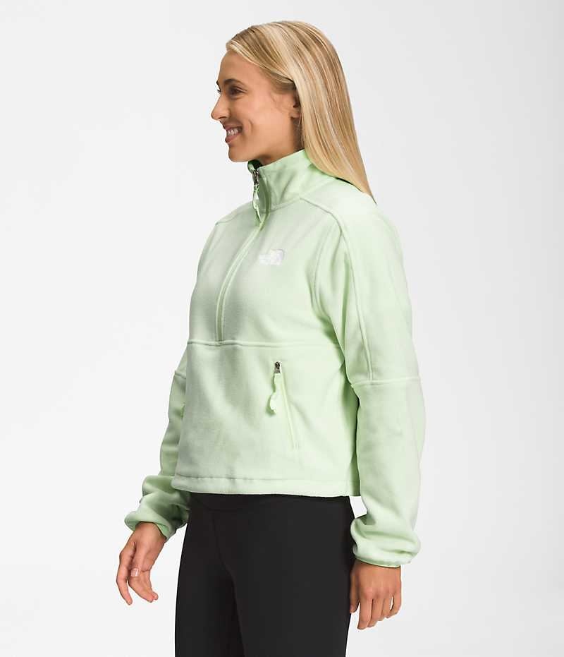 Vestes Polaires The North Face TNF™ Polartec® 100 ¼-Zip Femme Menthe | PARIS GWASH