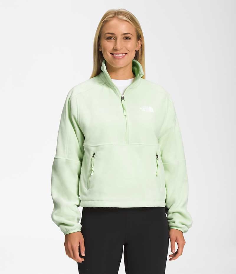 Vestes Polaires The North Face TNF™ Polartec® 100 ¼-Zip Femme Menthe | PARIS GWASH