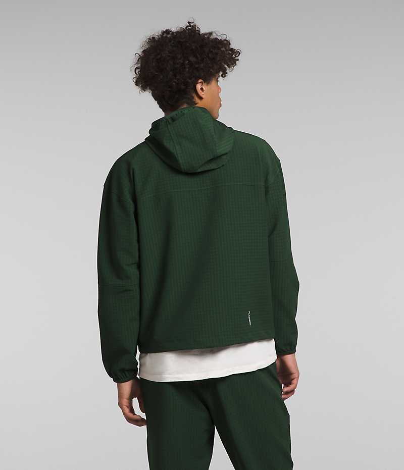 Vestes Polaires The North Face Tekware™ Grid Hoodie Homme Vert | FR TKLVN