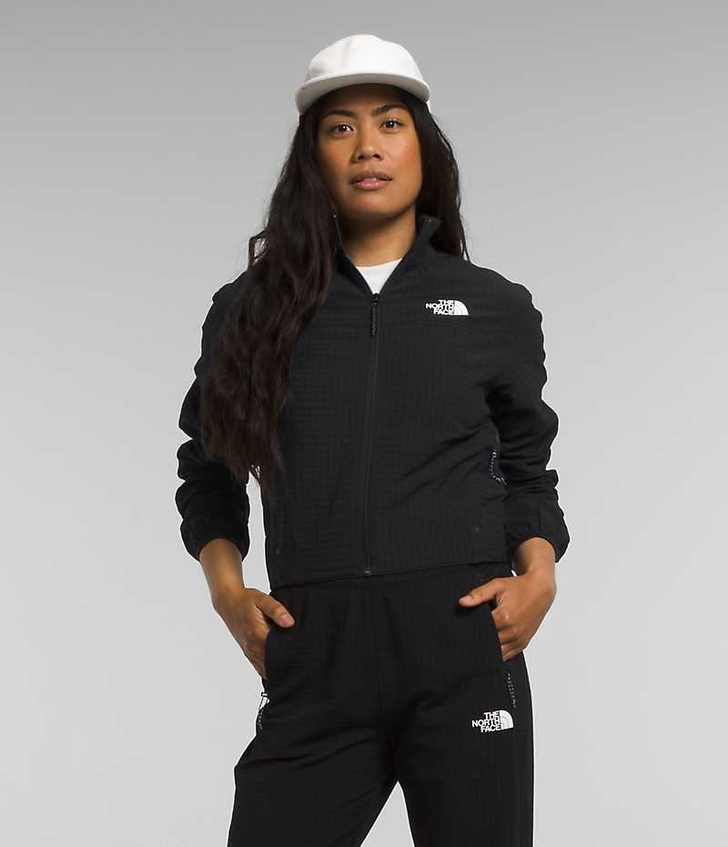 Vestes Polaires The North Face Tekware™ Grid Full-Zip Femme Noir | FR AXBLP