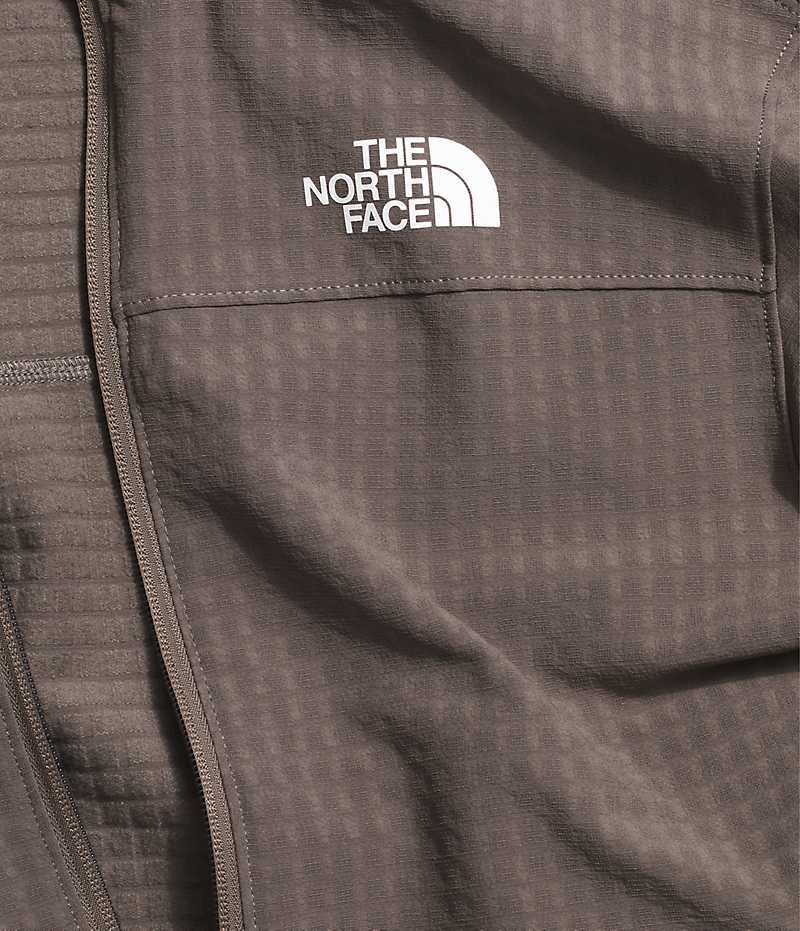 Vestes Polaires The North Face Tekware™ Grid Full-Zip Femme Marron | PARIS ZECUA